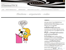 Tablet Screenshot of cinematice.com